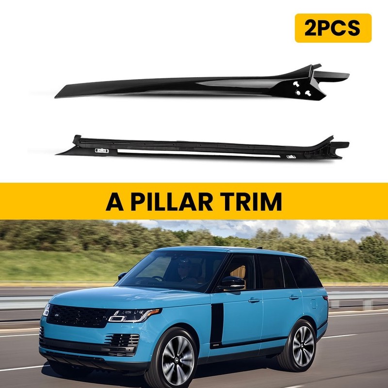Pair A Pillar Front Panel Molding for 2014-2022 Land Rover Range Rover Sport