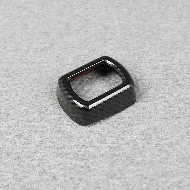 For Toyota RAV4 2026 Center Console Dashboard Button Trim Carbon Fiber Black ABS gallery