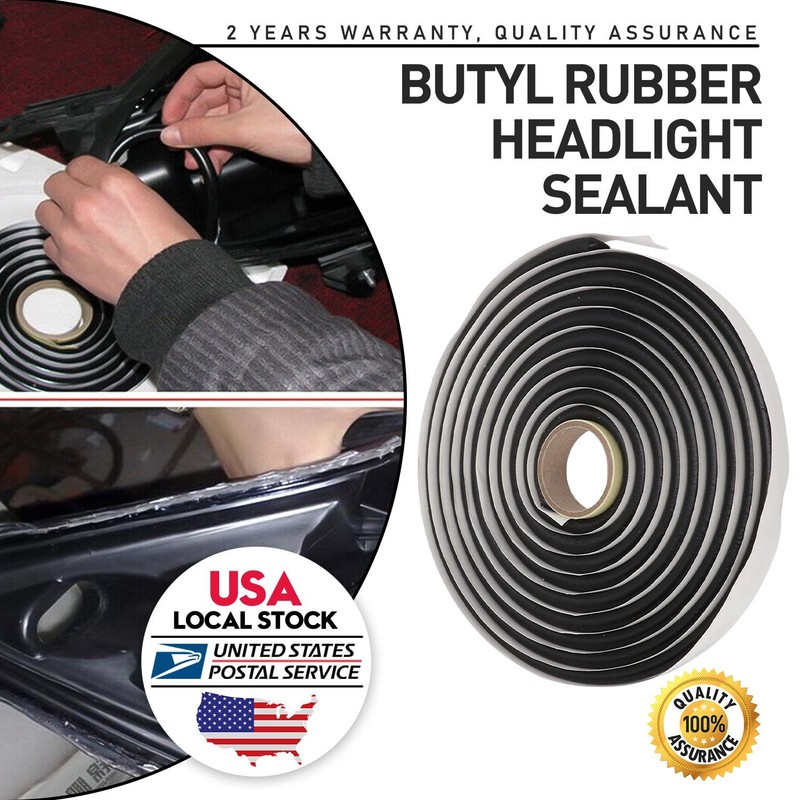 13 FT Butyl Tape Sealant Strip Glue Adhesive Car Windshield Door Retrofit Reseal