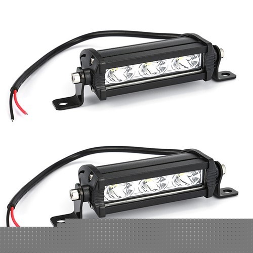 2PCS LED Light Work Bar Spot Fog Driving Lights Roof Reading Lamp 6500K 6000LM