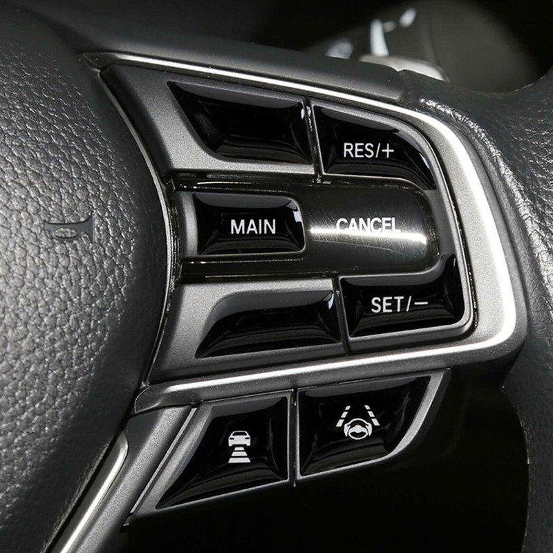 13pcs Black Steering Wheel Button Frame Trim For Honda Accord 10Th 2018-2021 gallery