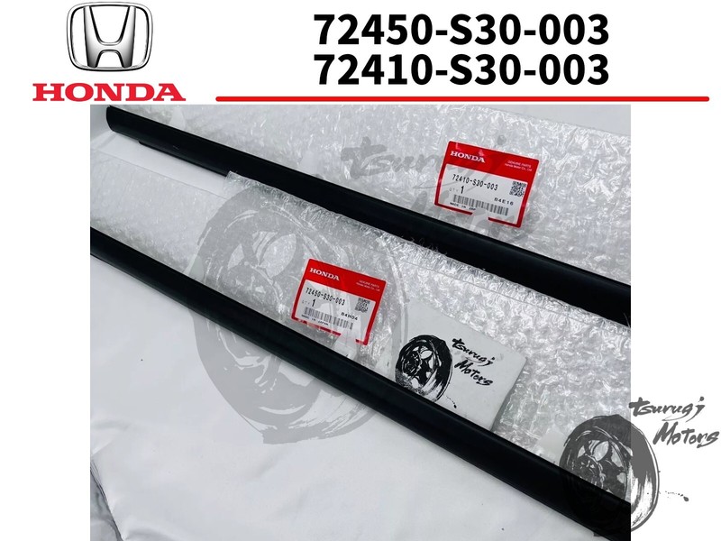HONDA Genuine 96-01 PRELUDE BB BB5 BB6 BB7 BB8 Door Belt Molding Strip Weather