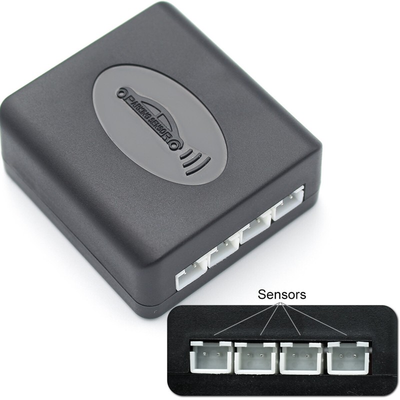 Car Reverse Backup Rear Radar Sound Buzzer Alarm System With 4 Parking Sensors gallery