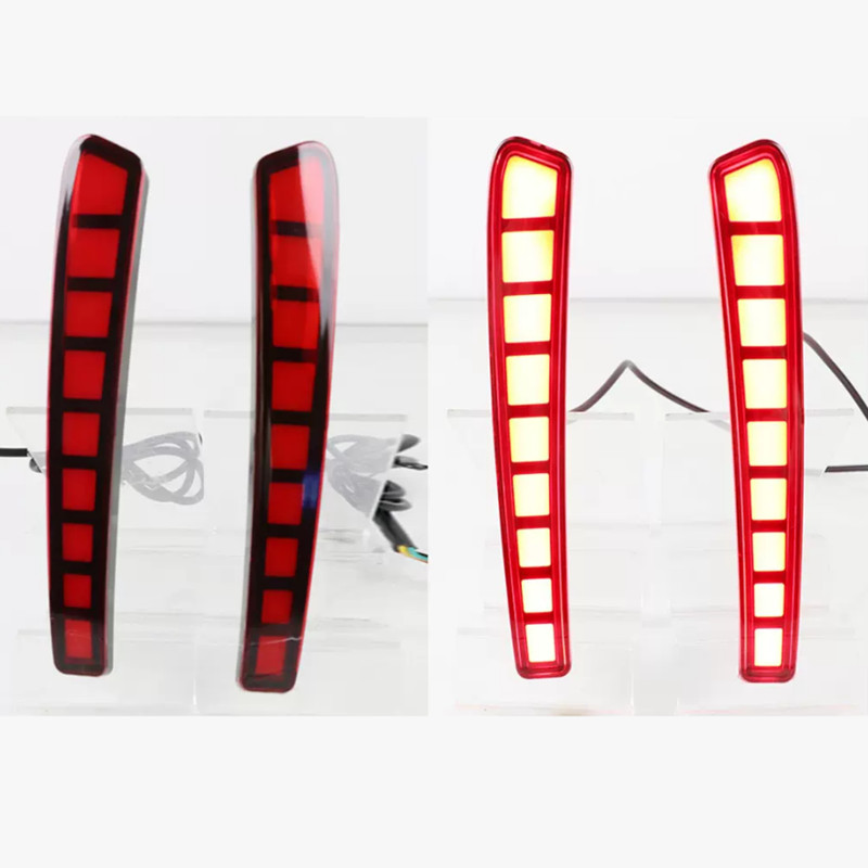 Square Rear Bumper decoration lamp led brake light For Toyota Corolla 2019-2023 gallery