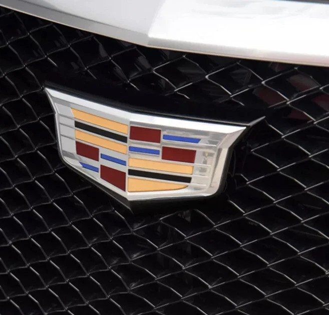 Silver Color Front Grille Rear Trunk Emblem Badge for ATS XTS XT5 CT6 2015-2019 gallery