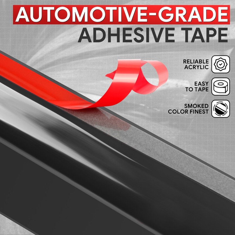 [Tape-On] For 10-14 Subaru Outback Window Visor Vent Sun Rain Guard Deflector gallery