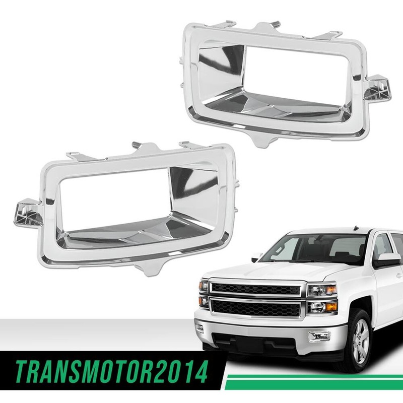 Fog Light Trim Set Fit For 2014-2015 Chevy Silverado 1500 Left and Right Side gallery
