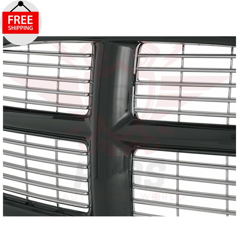 For 02 03 04 05 DODGE RAM 1500 2500 3500 New FRONT BUMPER GRILLE BLACK CH1200259 gallery