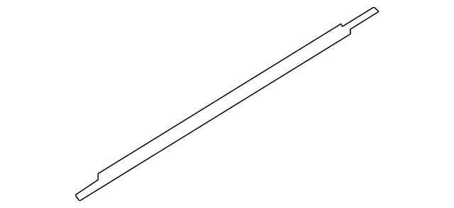 Genuine Audi Belt Molding 80A-853-283-M-T94