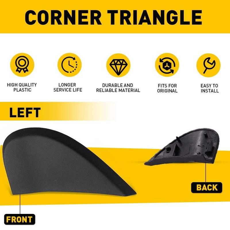 Front Left Driver Side Mirror Flag Molding for 2009-2020 Dodge Journey 5178151AD gallery