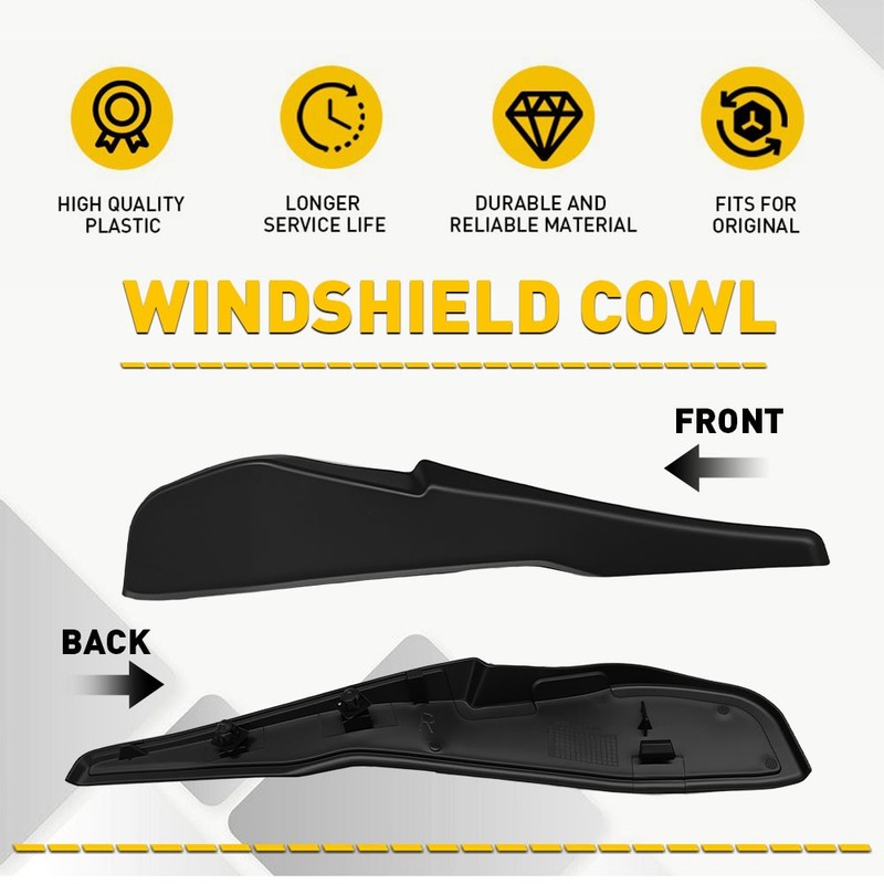 For Chevy Malibu 2016-2025 Durable Right Air Inlet Grille Cowl Extension Cover gallery