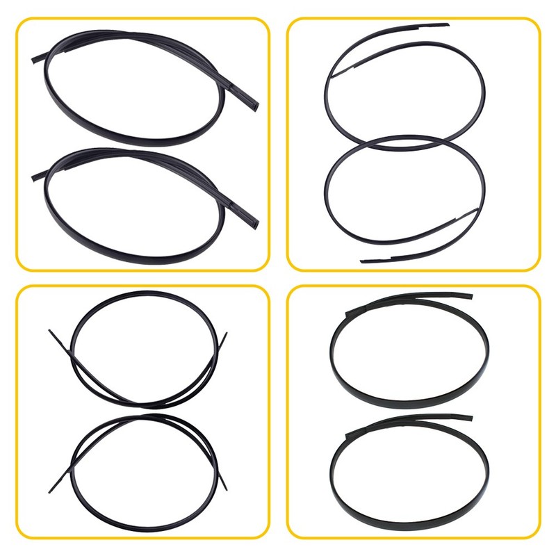 2x For 2007-2011 Toyota Black Camry Roof Top Trim Molding Kit Left & Right Side gallery