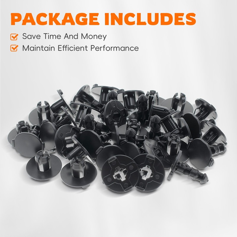 For Nissan Maxima 300ZX 300Z Rivet Mud Flap Bumper Fender Fastener Clips 20pcs gallery