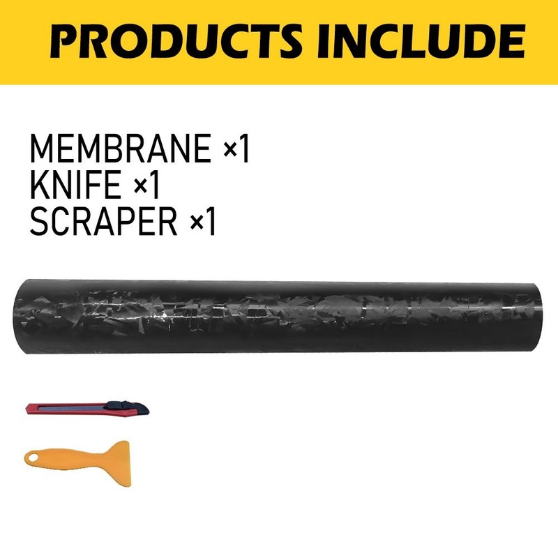 24K Chopped Forged Fiber Carbon Gloss Matte Titanium Vinyl Wrap Sticker Decal gallery