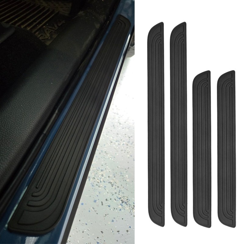 Anti-Scratch Door Sill Protector PVC Threshold Guards Kit Customized for Volvo