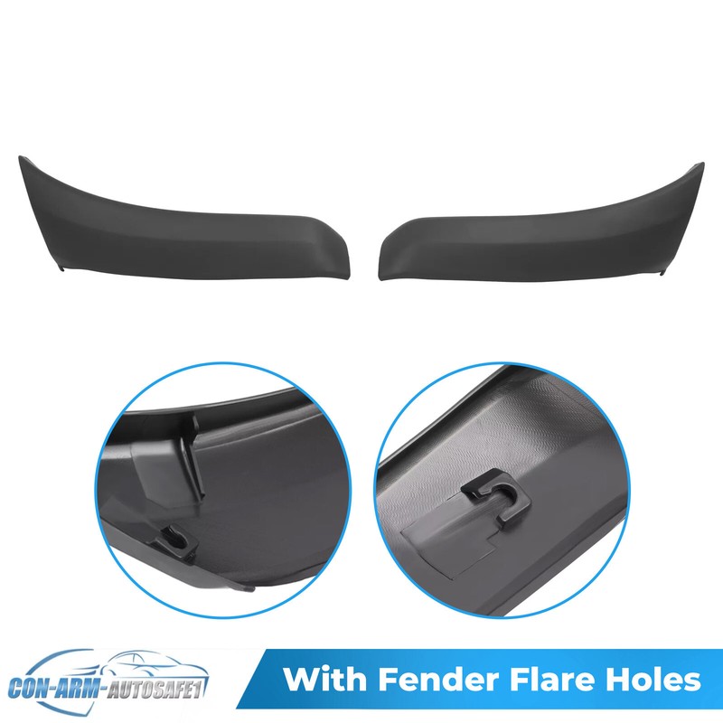 Pair Front Bumper End Cap For Toyota RAV4 W/Fender Flares 2001-05 2002 2003 2004