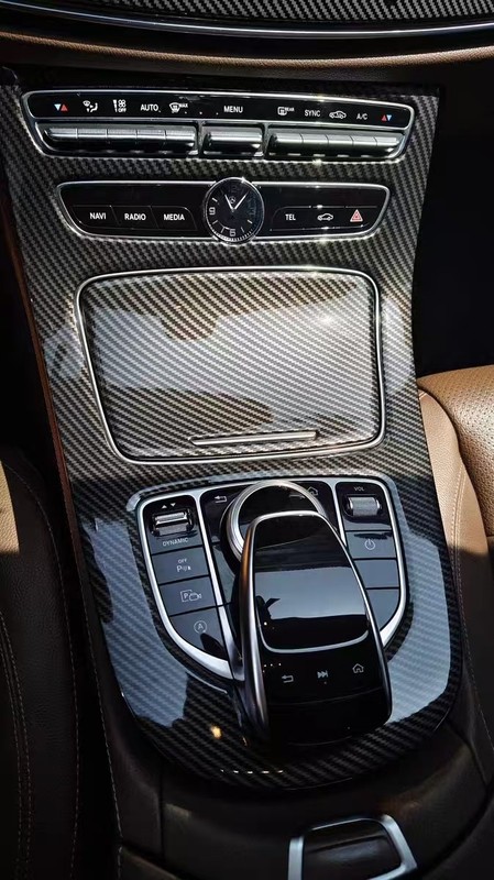For 2016-18 Mercedes-Benz E-Class W213 E300 E400 E500 Center Console Trim Panel