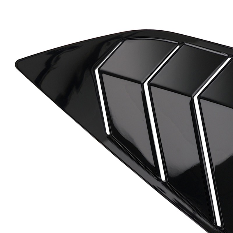 Rear Louvers for Ford Focus MK3 Hatchback 2012-2018 Side Window Black gallery