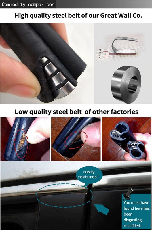 Rubber 118in Seal Weather Strip Door Window Lock Trunk Hood Edge Trim waterproof gallery