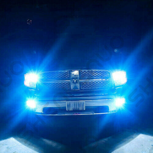 For HONDA DEL SOL 1993-1997 2X 8000K COB Hi/Lo Beam LED Headlight Headlamp gallery