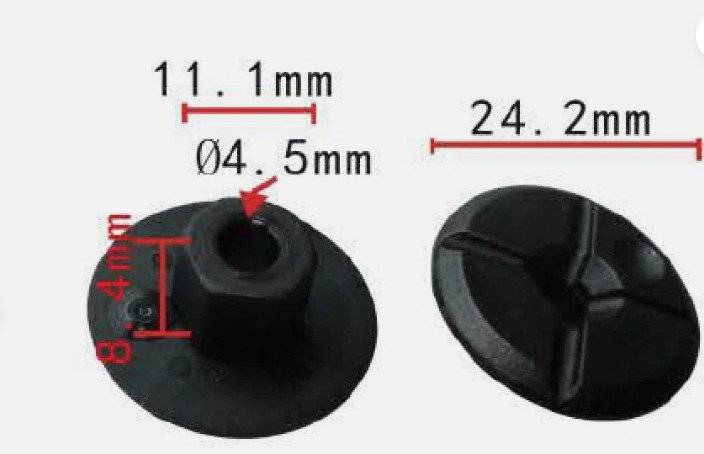 20Pcs 24mm Fender Liner Wheel Arch Splash Shield Nut for Mercedes-Benz gallery
