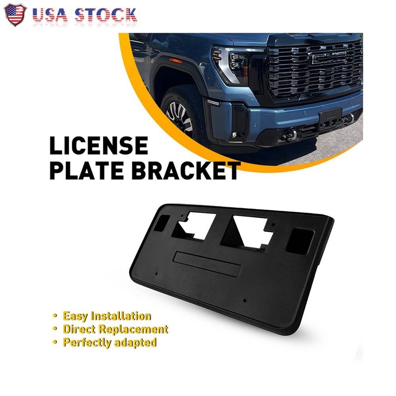 License Plate Bracket Front Tag Holder 85650574 for GMC Sierra 2500HD 2024-2025