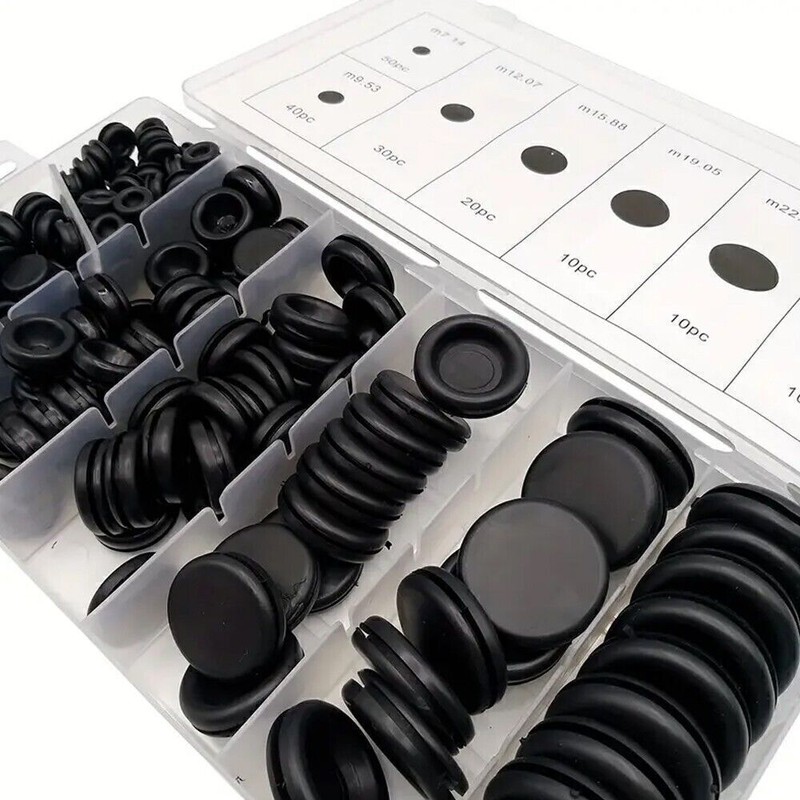 170Pcs Rubber Grommets Firewall Hole Plug Set Electrical Wire Gasket Automotive gallery