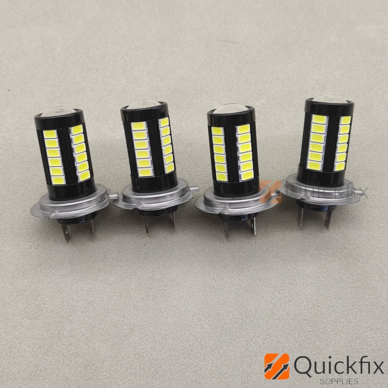 4x H7 Super Bright LED Headlight Bulbs Conversion Kit High Low Beam 6000K White gallery