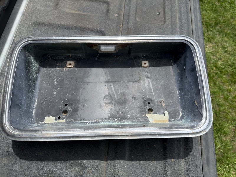 1978 1987 Chevrolet El Camino GMC Caballero OEM Replacement Licence Plate Pocket