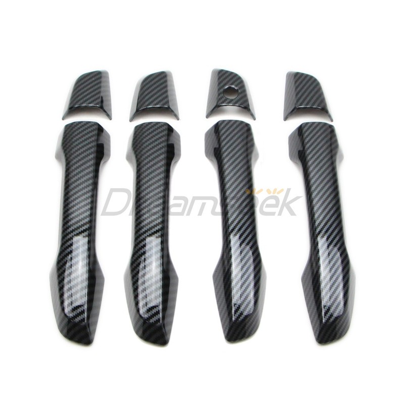 Door Handle Cover For Honda CRV CR-V 2017-2022 Carbon Fiber Style Trim Moulding gallery