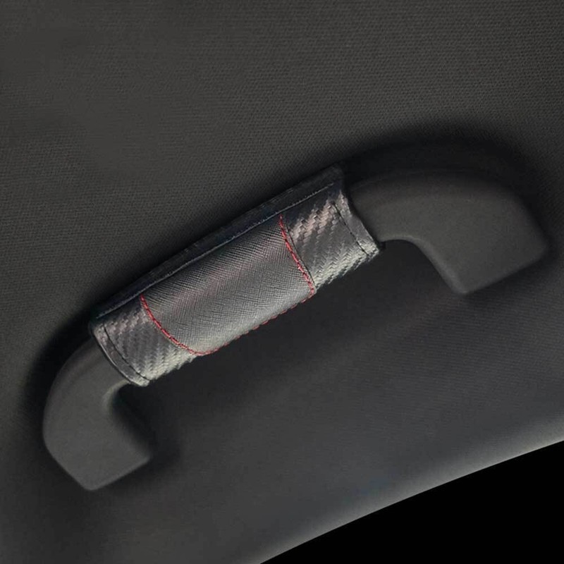2xCar Interior Accessories Roof Pull Handrail Armrest Handle Cover Pad Protector gallery