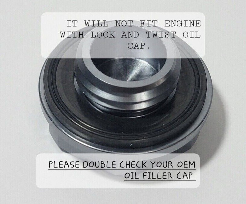 BLACK CNC ENGINE OIL CAP & RADIATOR CAP FOR TUNDRA TACOMA RAV4 SUV Car 8 JDM CF gallery