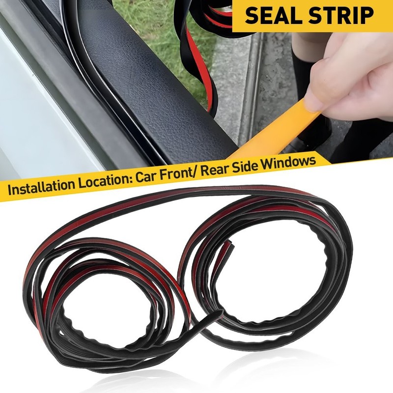 For Chevrolet 4m V Shaped Side Window Trim Edge Moulding Rubber Sealing Strip