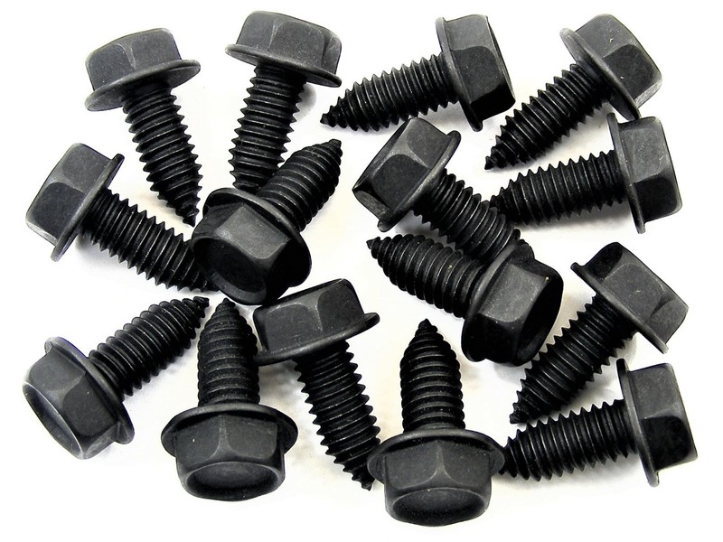 Dodge Truck Body Bolts- 5/16-18 x 13/16"- 1/2" Hex- 5/8" Flange- 15 bolts- #158