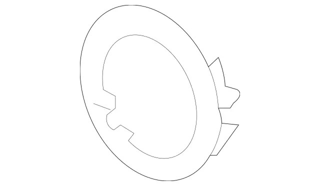 Genuine Mercedes-Benz Fog Light Trim 212-885-15-74