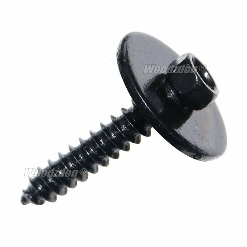 25pcs Fender Liner Splash Shield Retainer Screw For Lincoln For Ford W710763S901