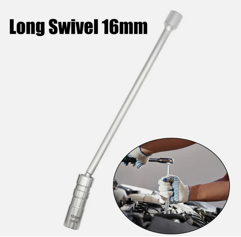 16mm Joint 3/8″ Thin Wall Spark Plug Sleeve Socket Removal Tool For BMW