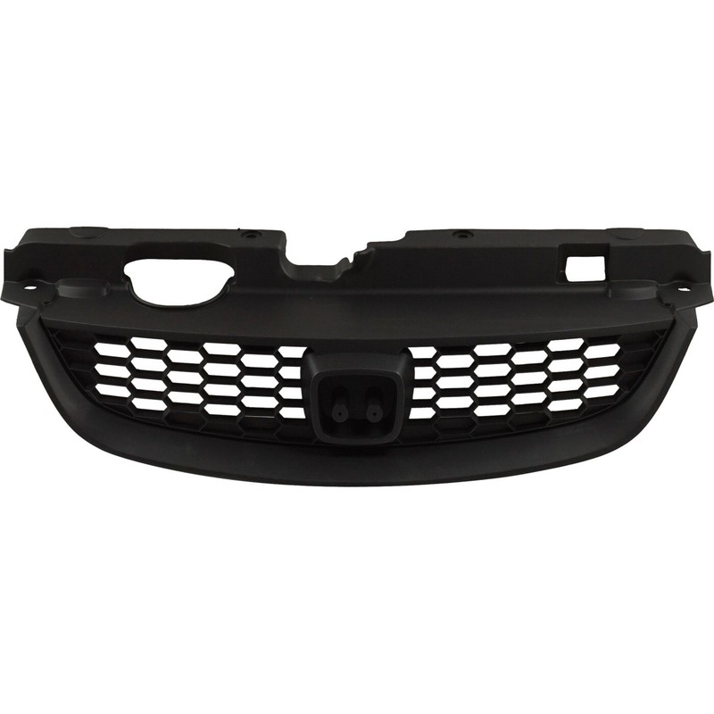Grille For 2004-2005 Honda Civic Black Plastic
