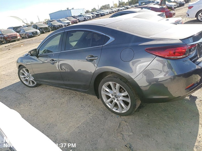 REAR GRY BUMPER ASSY TEXTURED OEM 14-17 MAZDA 6