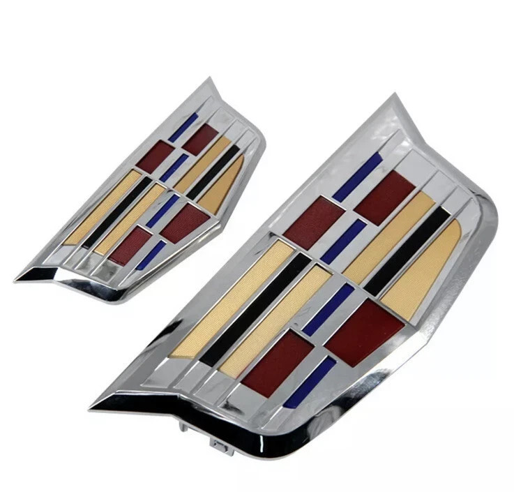Silver Color Front Grille Rear Trunk Emblem Badge for ATS XTS XT5 CT6 2015-2019 gallery