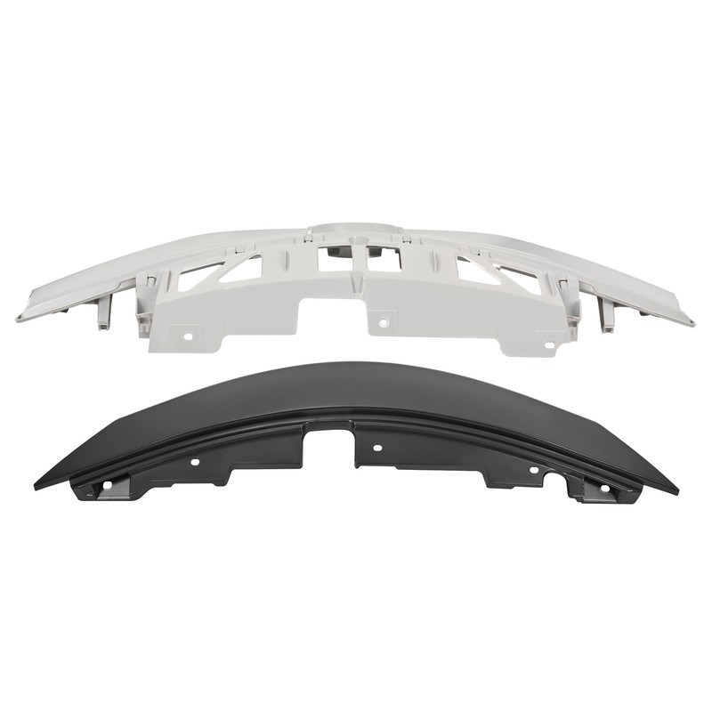 Front Upper Bumper Grille & Cover Assembly For Nissan Versa Note 2014-2017 Gray gallery