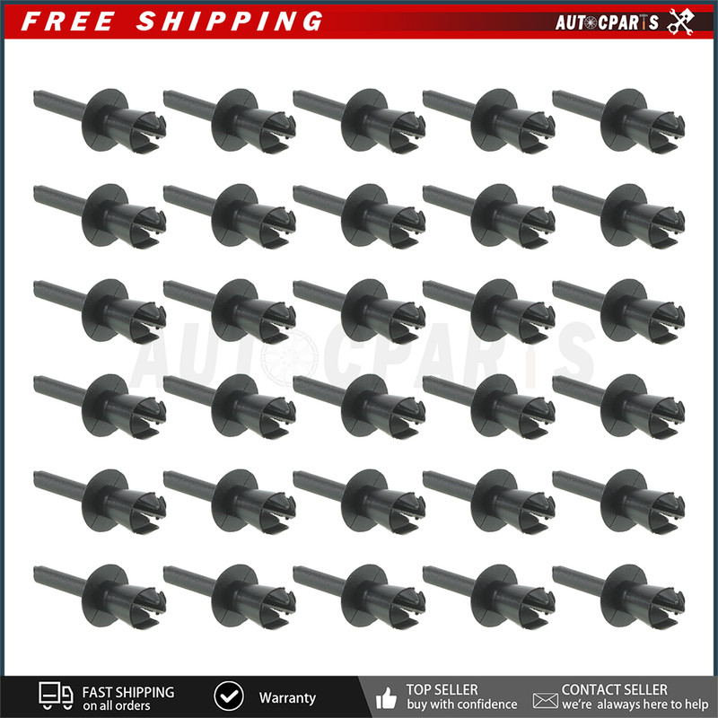 30Pcs For BMW 51161881149 Fender Liner Trim Clip Push-Type Expanding Rivet gallery