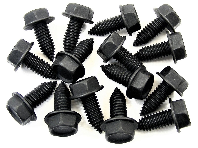MERCURY Body Bolts- 5/16-18 x 13/16" Long- 1/2" Hex- 5/8" Flange- 15 bolts- #158