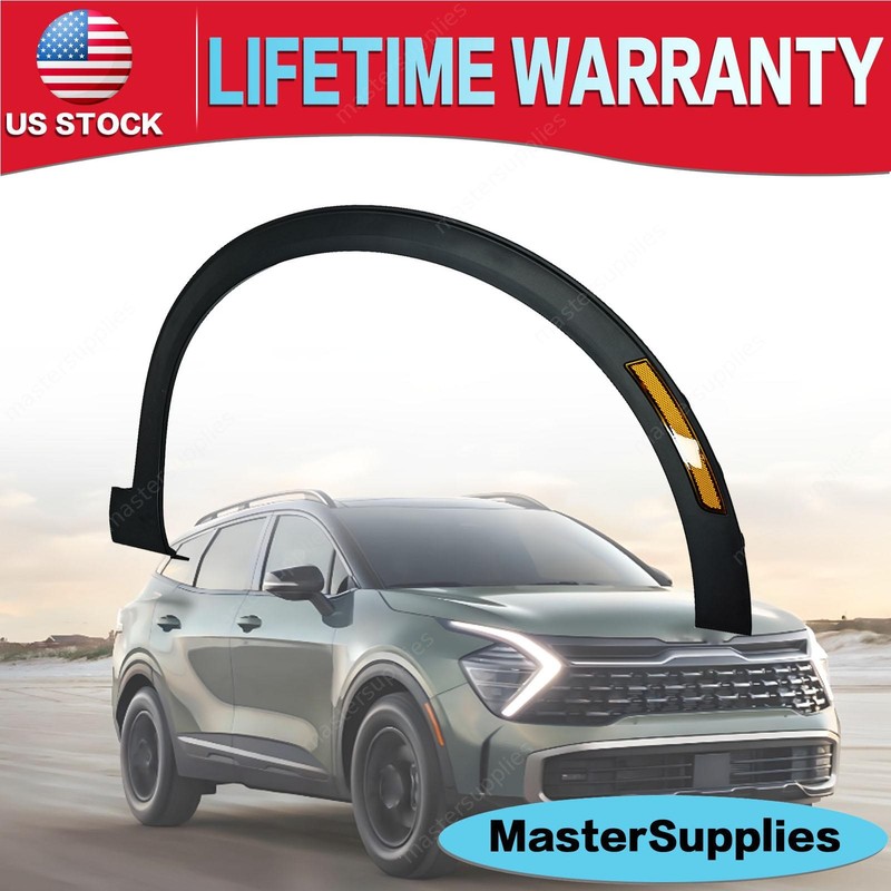 Front Fender Wheel Flare Passenger Fits For 2023-2025 Kia Sportage Right Side