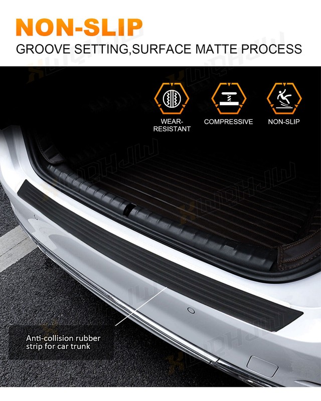 For BMW X3 2011 2012 2013 2014 Rear Bumper Guard Protector Sill Plate Kit gallery