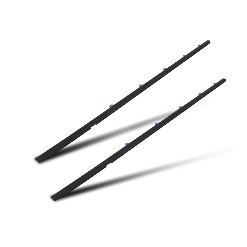 2x For 2012-2015 Honda Civic Coupe 2-Door Door Window Weatherstrip Seal Belt gallery