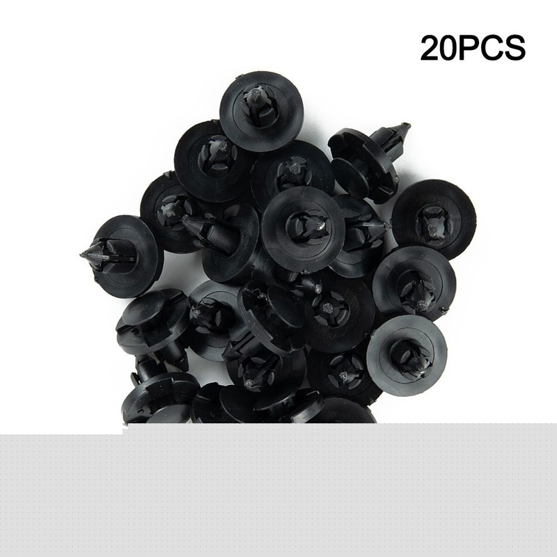 2018 Hot Rivets Retainer Clips Clips Plastic Set 15mm/0.6 Inches Trunk