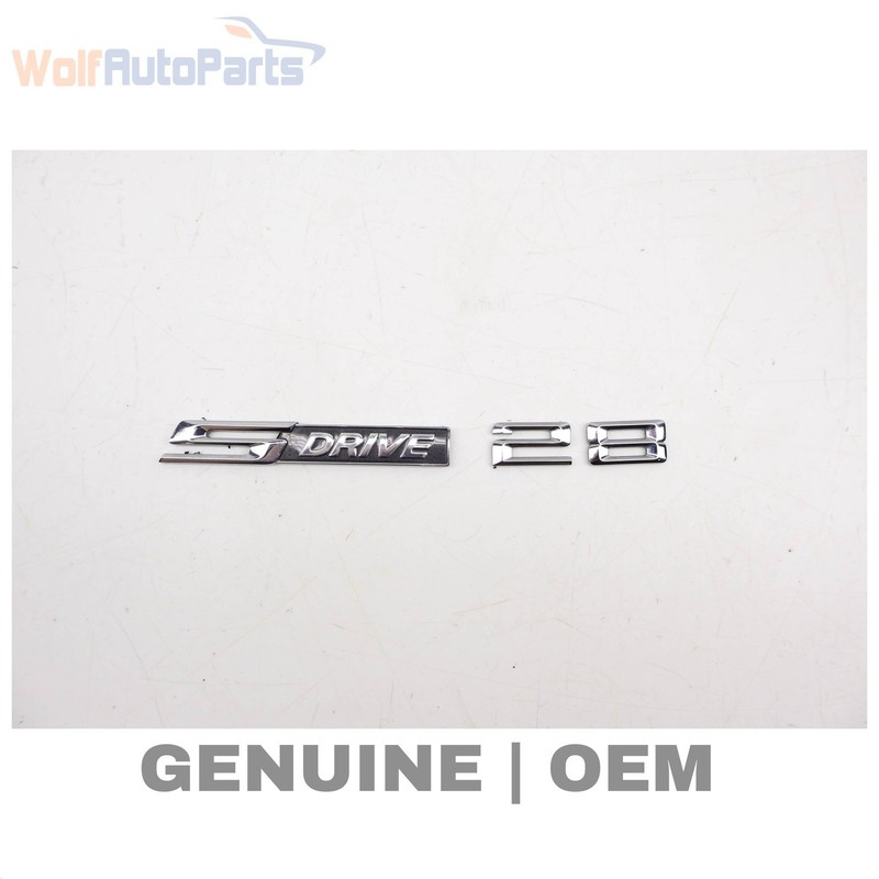 2012-2016 BMW Z4 E89 2.0L – Fender Emblem / Badge (Sdrive28i) 7288175