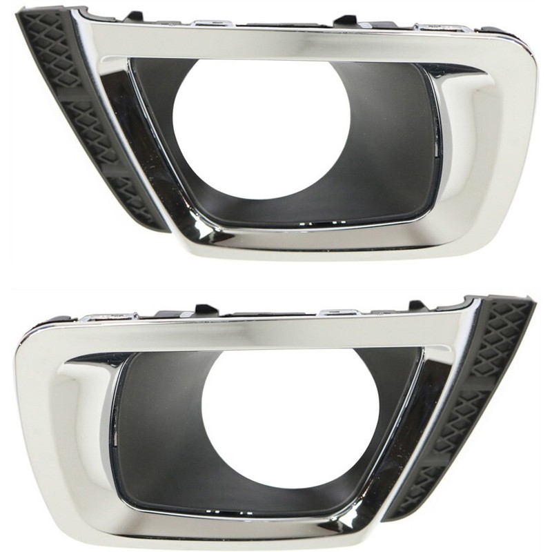 Fog Light Trim For 2014-2017 Subaru Forester Left and Right Set of 2