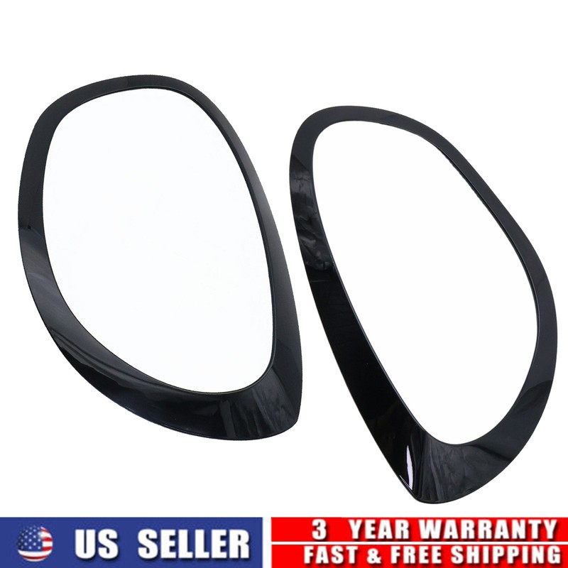 Headlight Bezel Trim LH & RH Black Fits 17-21 Mini Cooper Countryman Cooper F60 gallery